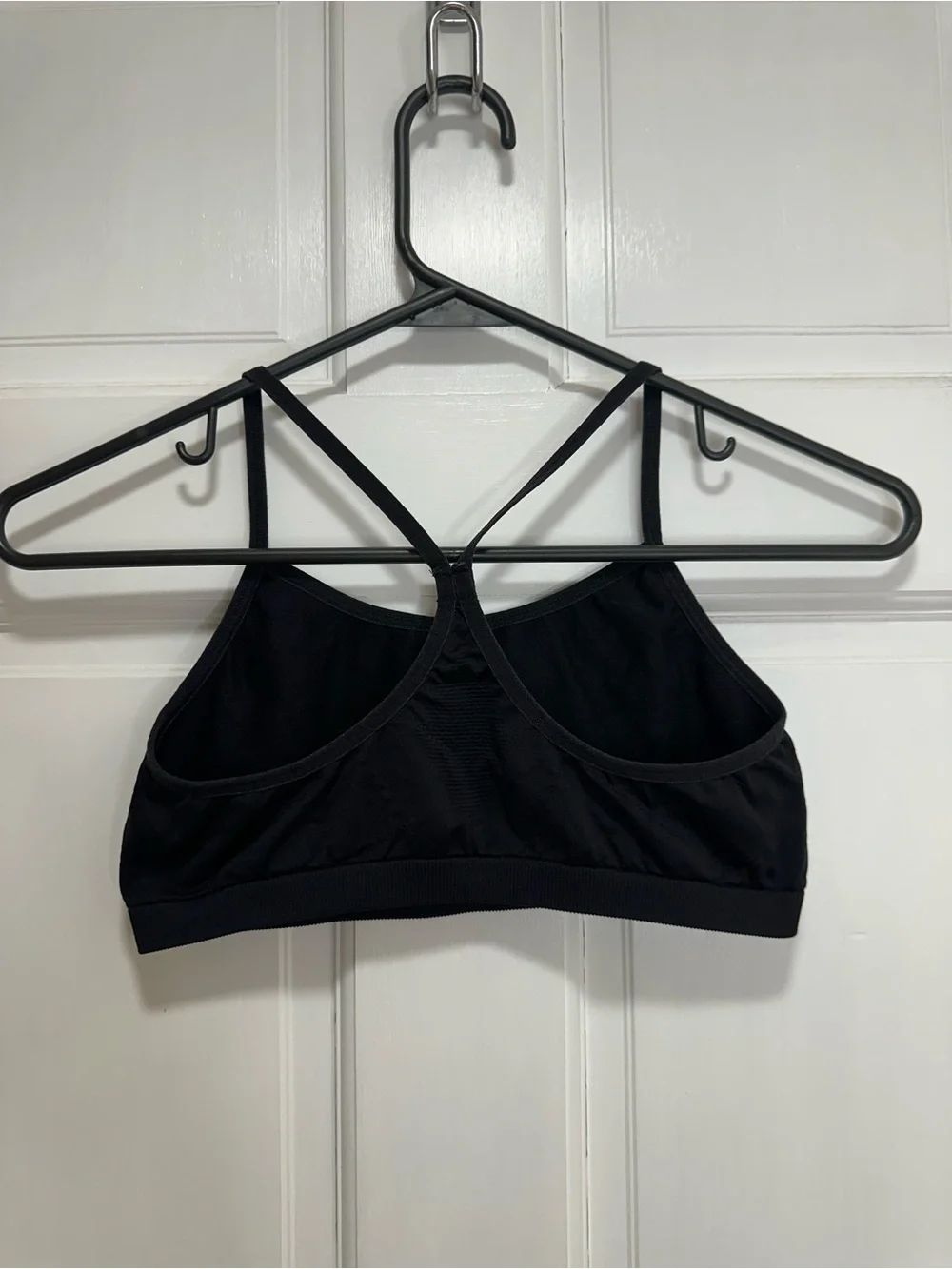 Barely There Y-Back Sports Bra in Black Girls Size XL Activewear